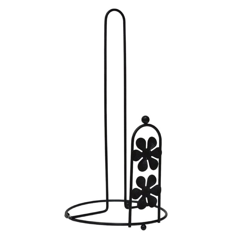 SOPORTE PARA PAPEL TOALLA DE COCINA DE METAL NEGRO MATE BENELI HOME