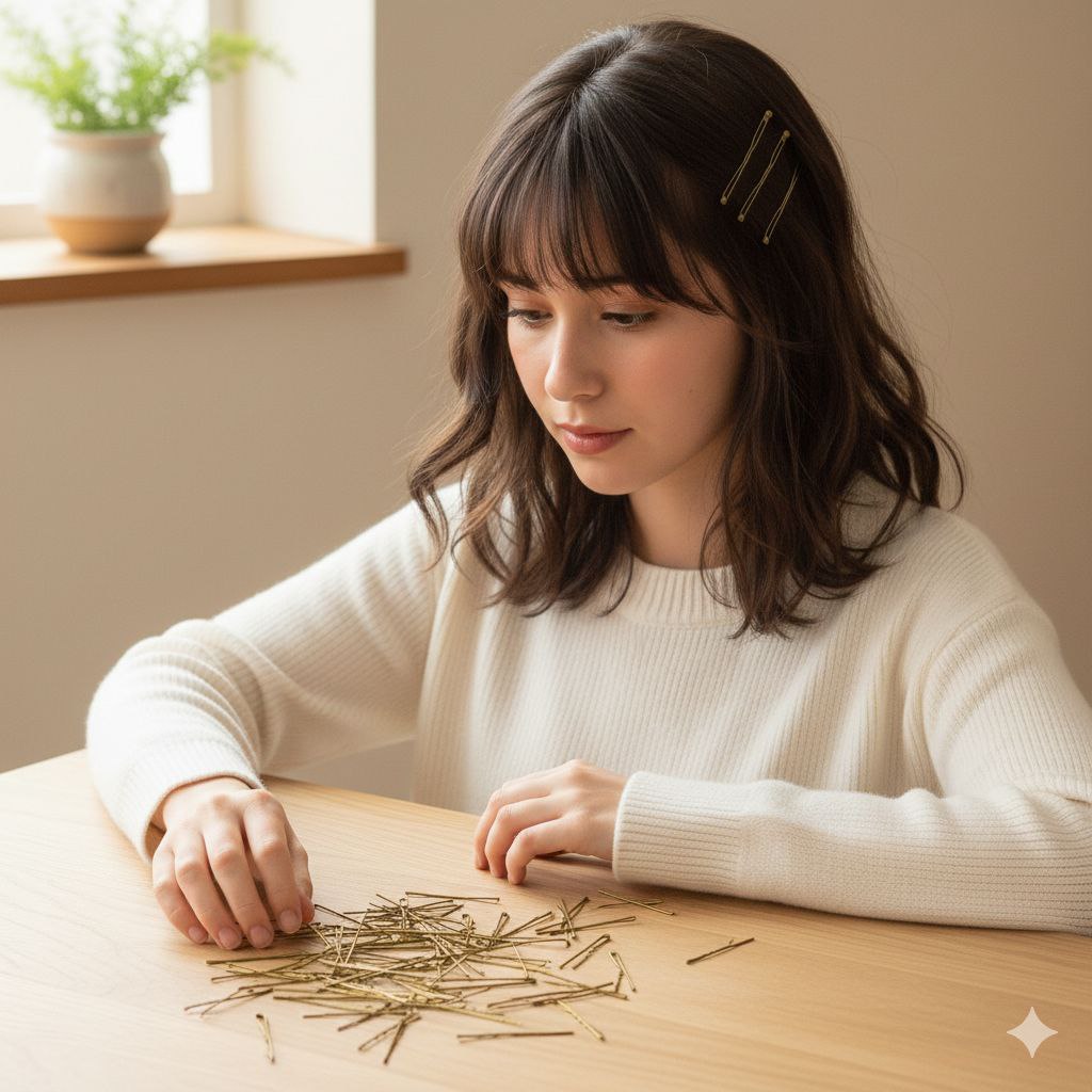 GANCHOS ANDINOS PARA EL CABELLO 72PCS EVOK 6CM