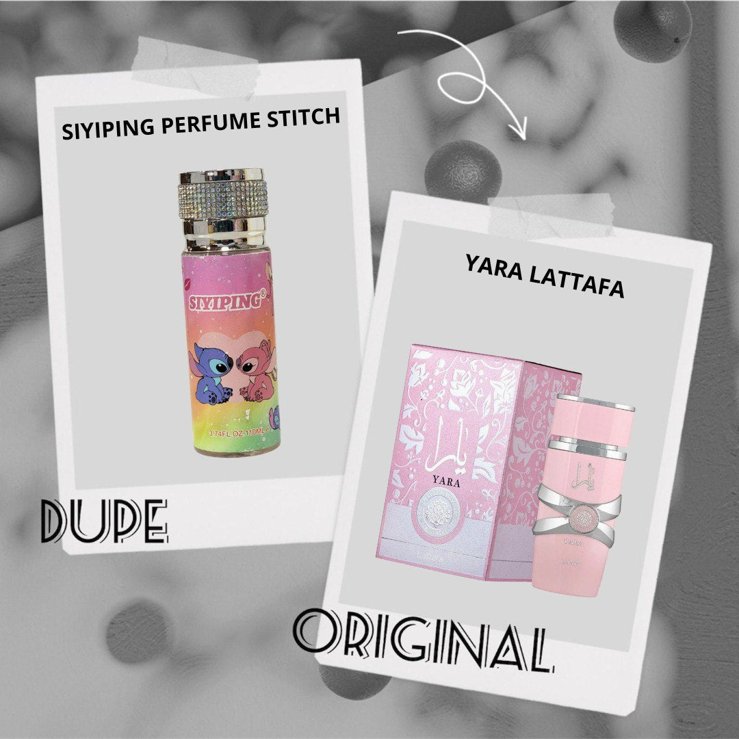 SPLASH SIYIPING PARA NIÑA DE STITCH 110ML (AROMA SIMILAR A YARA LATTAFA)