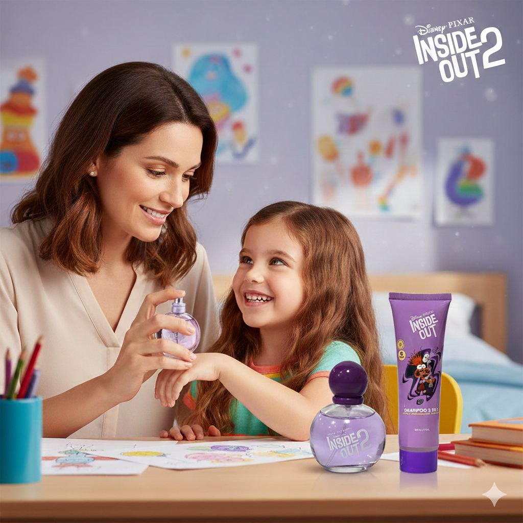 SET DE SHAMPOO 3 EN 1 Y PERFUME DE NIÑA INTENSAMENTE EDT 50ML X 2PCS (M)