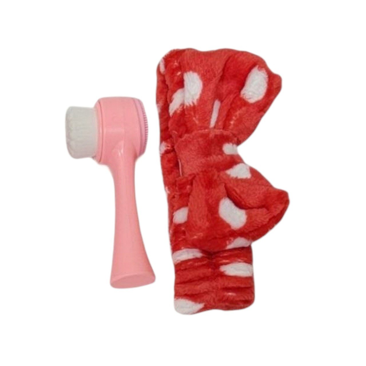 KIT DE CUIDADO FACIAL, DIADEMA ELASTICA Y CEPILLO PARA SKIN CARE LEMON BEAUTY