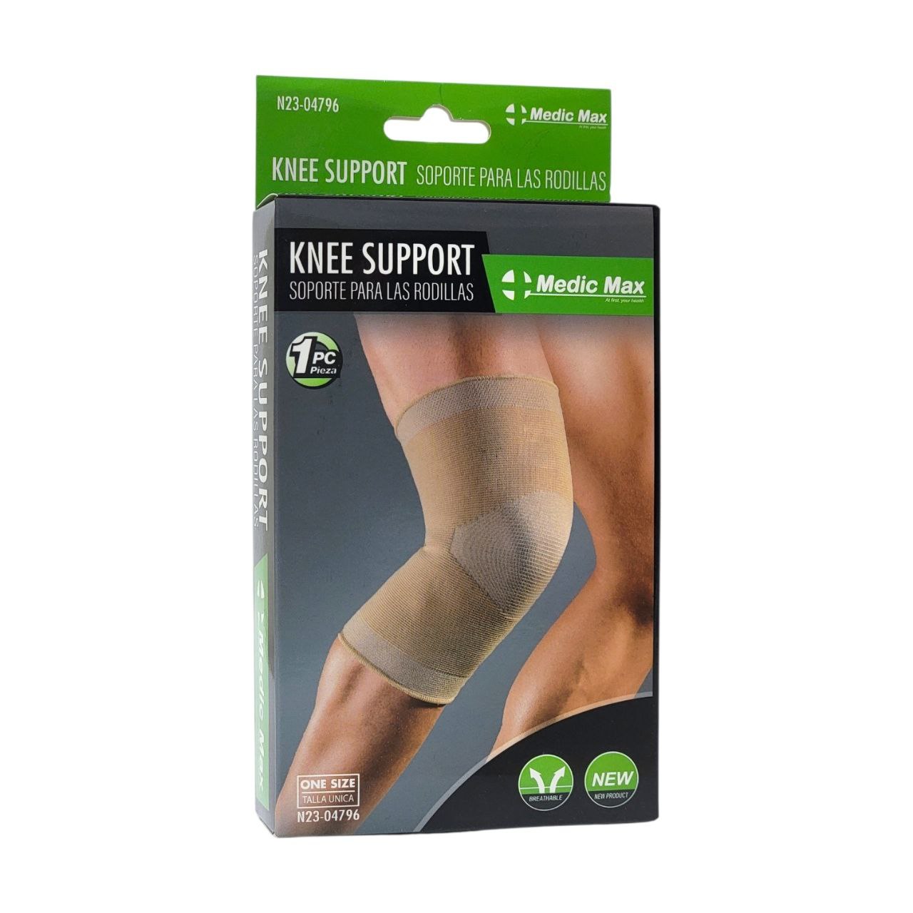 SOPORTE PARA RODILLA TALLA UNICA MEDIC MAX 1PC