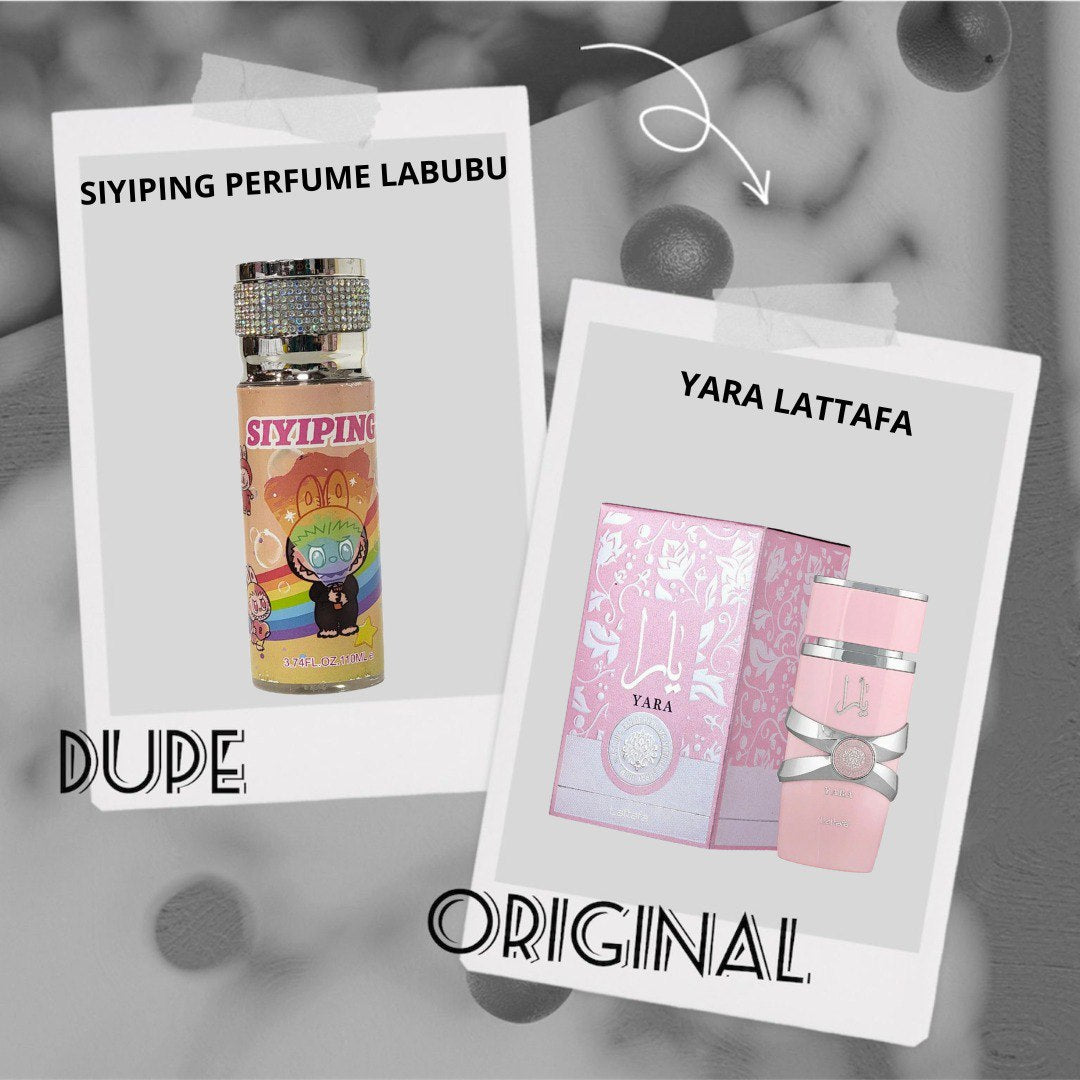 SPLASH SIYIPING PARA NIÑA DE LABUBU 110ML (AROMA SIMILAR A YARA LATTAFA)