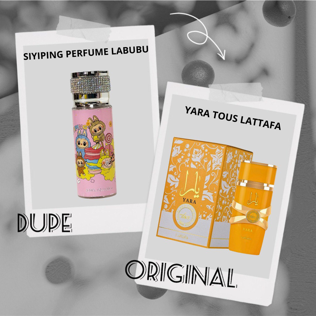 SPLASH SIYIPING PARA NIÑA DE LABUBU 110ML (AROMA SIMILAR A YARA TOUS LATTAFA)