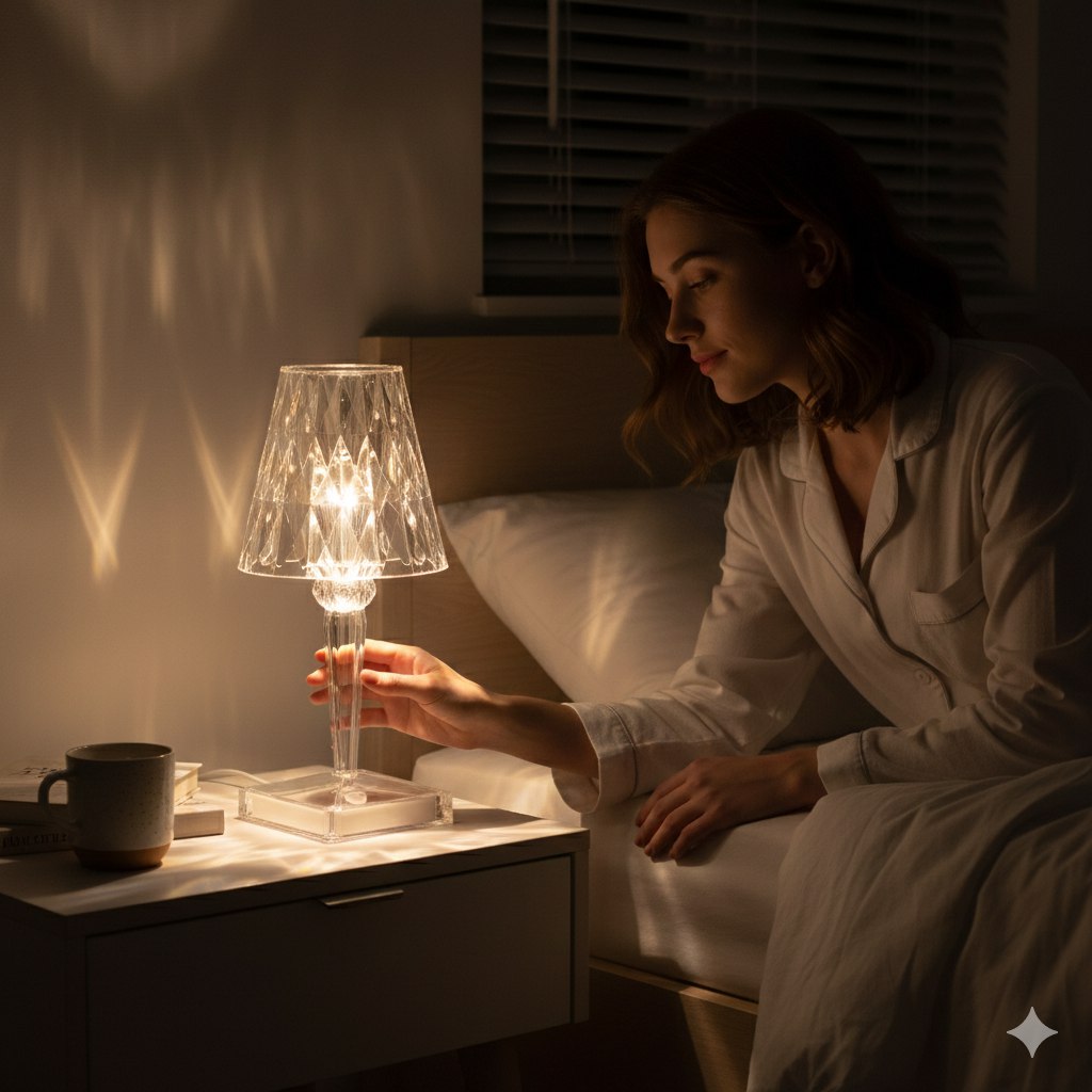 LAMPARA DE MESA INALÁMBRICA 12X26CM