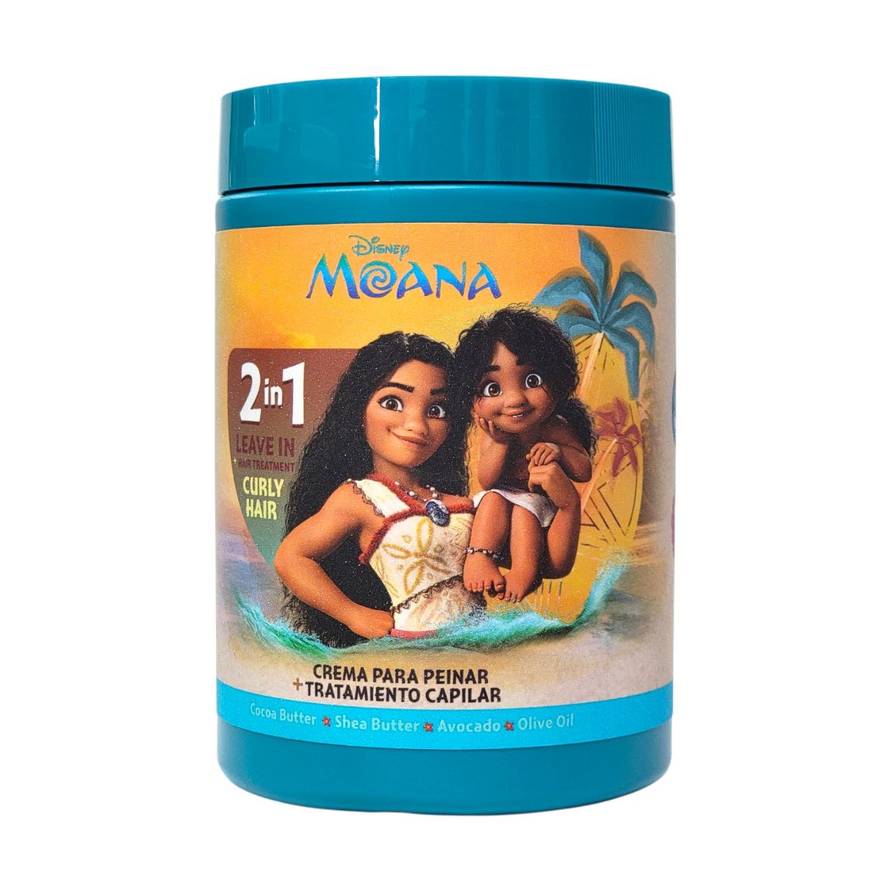 CREMA PARA PEINAR Y TRATAMIENTO CAPILAR 2 EN 1 PARA RIZOS MOANA NEVADA 1000G