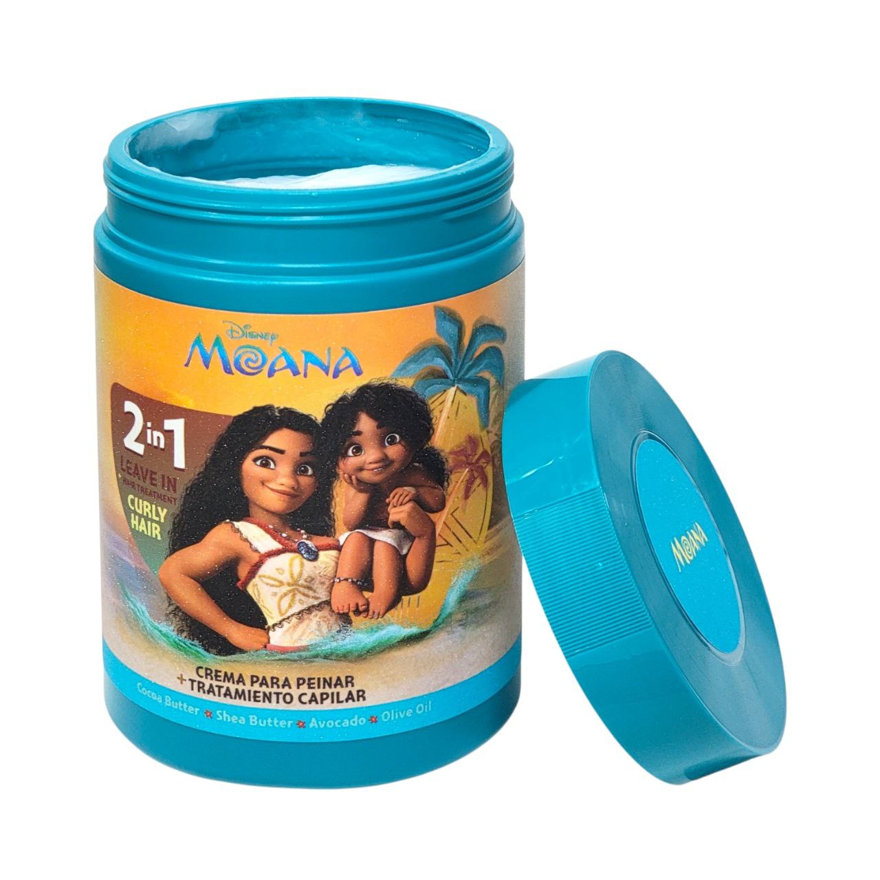 CREMA PARA PEINAR Y TRATAMIENTO CAPILAR 2 EN 1 PARA RIZOS MOANA NEVADA 1000G