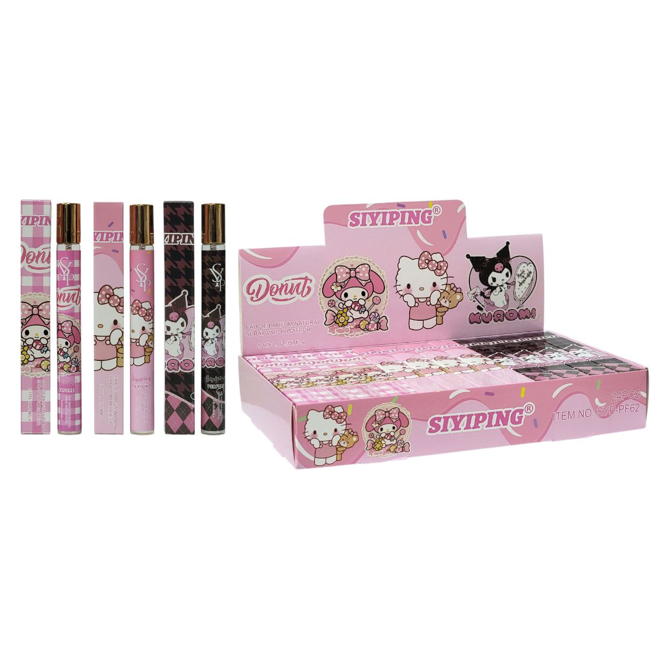 PERFUME EN TUBO PARA NIÑA DE HELLO KITTY Y AMIGOS SIYIPING EDP 35ML