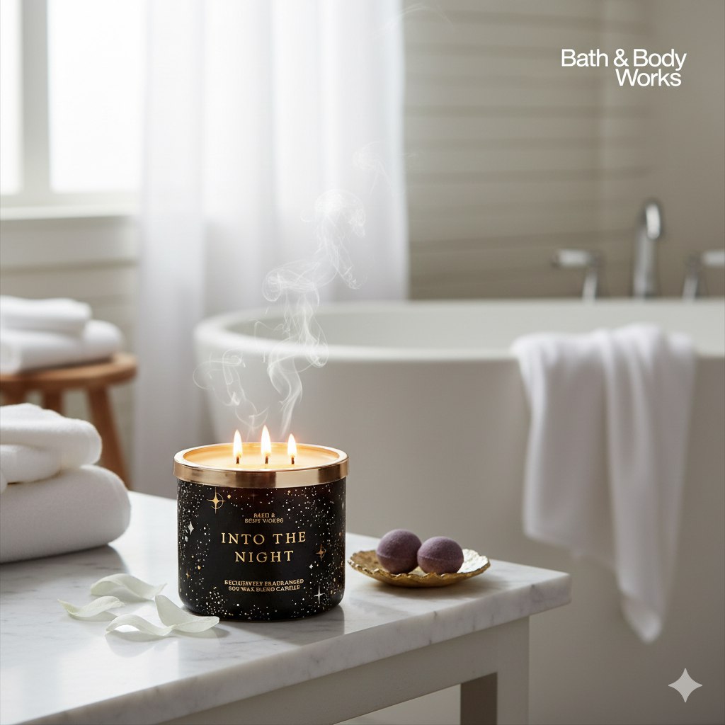 VELA AROMATICA BATH & BODY WORKS INTO THE NIGHT 411G