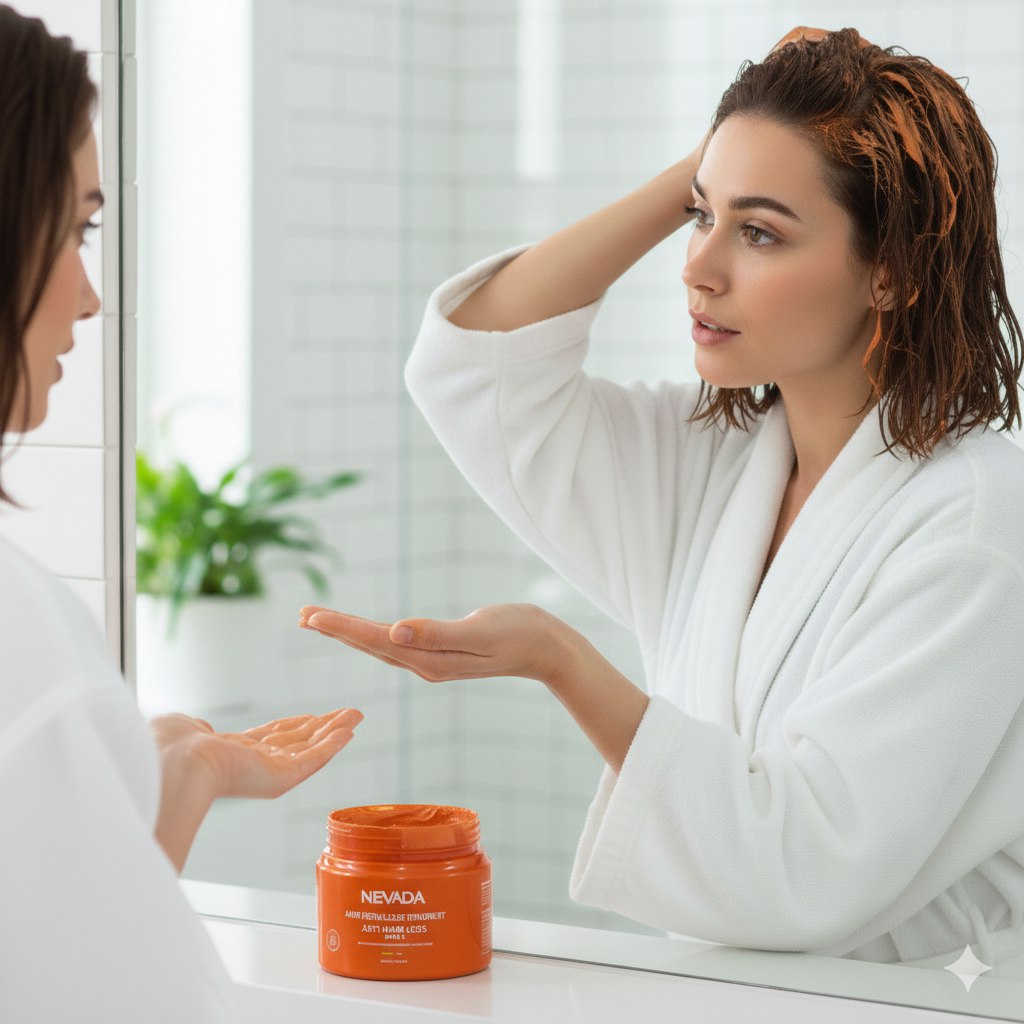 TRATAMIENTO PARA EL CABELLO ANTICAIDA 15 EN 1 DE QUERATINA NEVADA 510ML