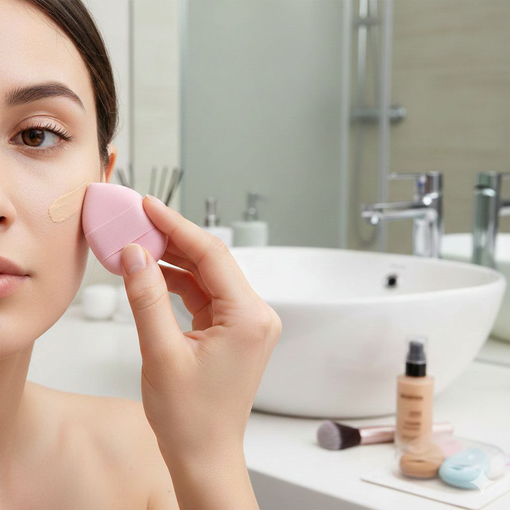 SET DE 4 MINI ESPONJAS DE MAQUILLAJE PARA LOS DEDOS NEVADA