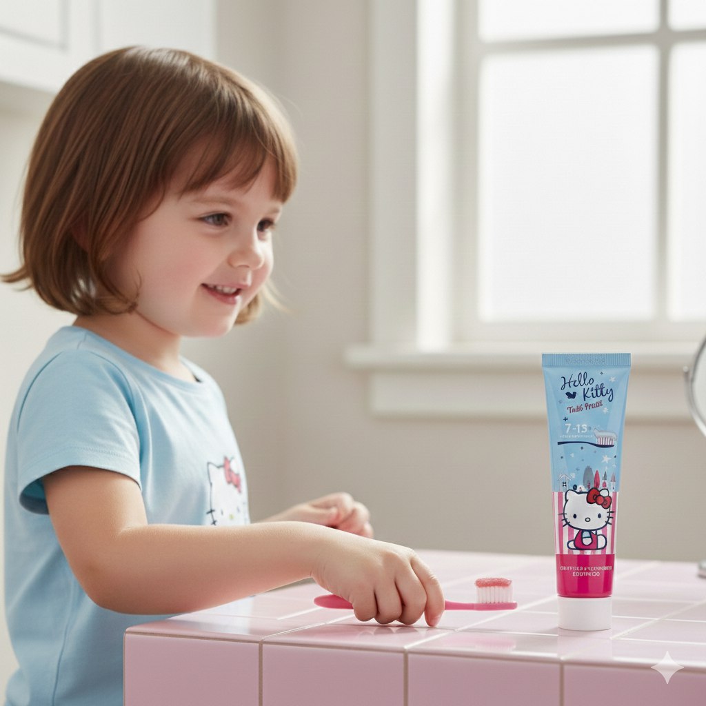 PASTA DENTAL PARA NIÑA DE HELLO KITTY 50ML