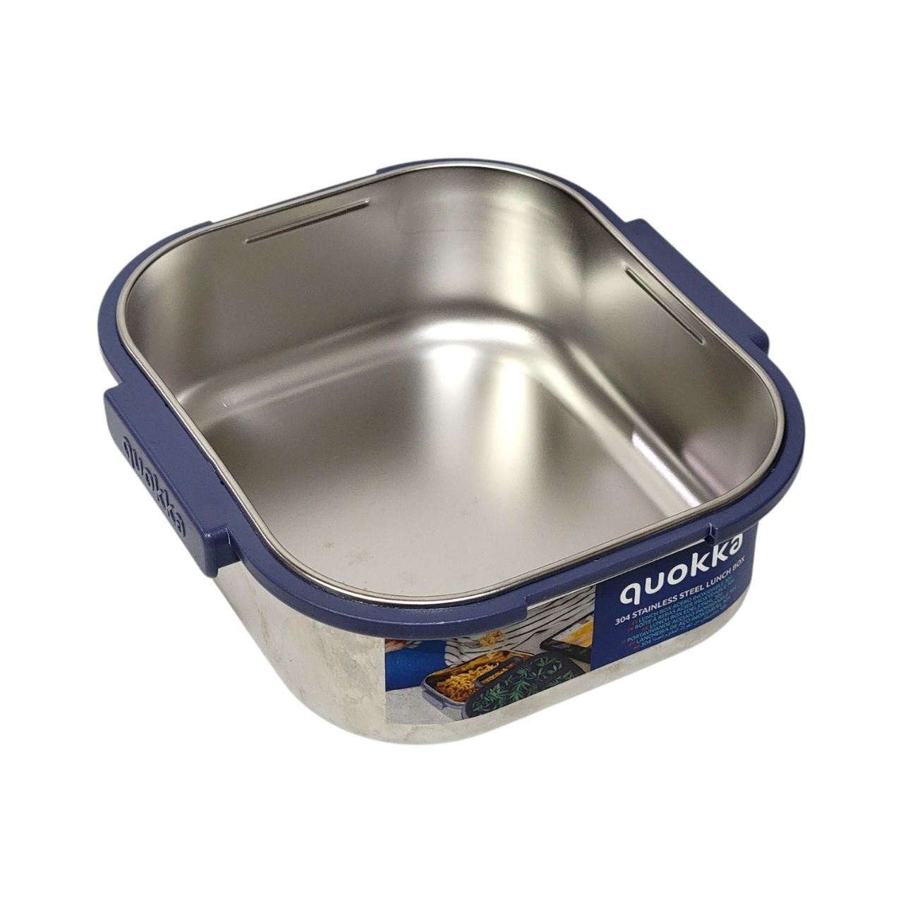 LONCHERA PANA DE ALTA CALIDAD EN COLOR AZUL Y VERDE QUOKKA 8X17X19CM