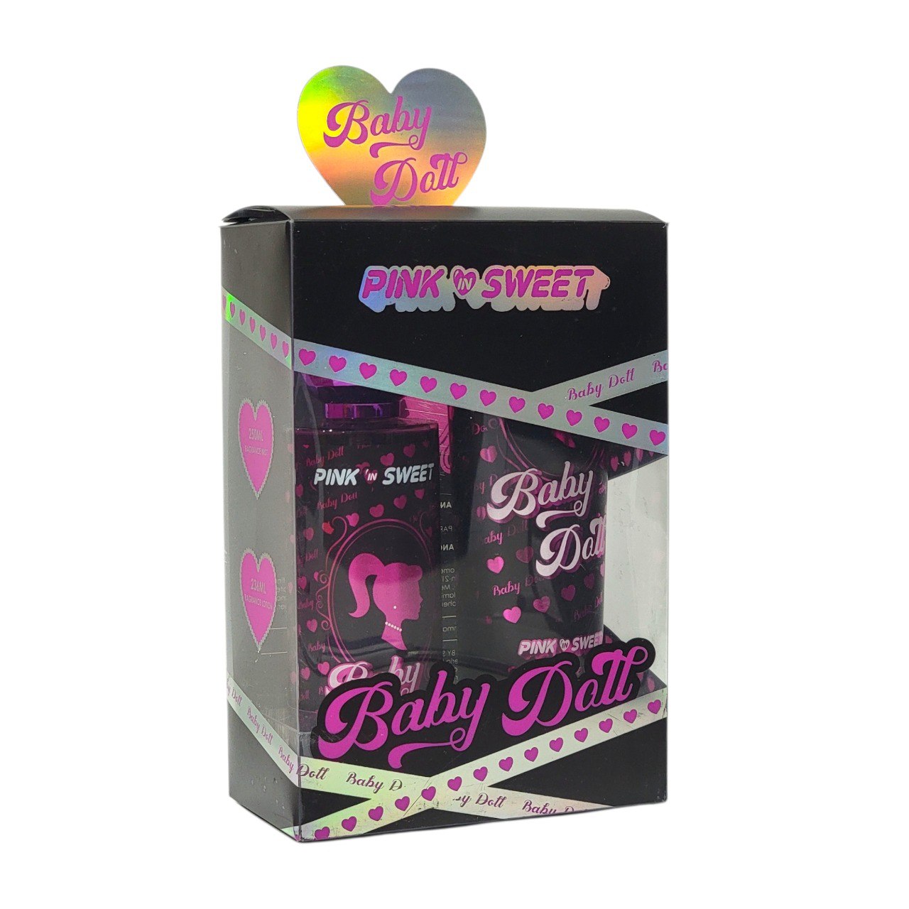 SET PINK IN SWEET BABY DOLL SPLASH 250ML CREMA CORPORAL 236ML (M)