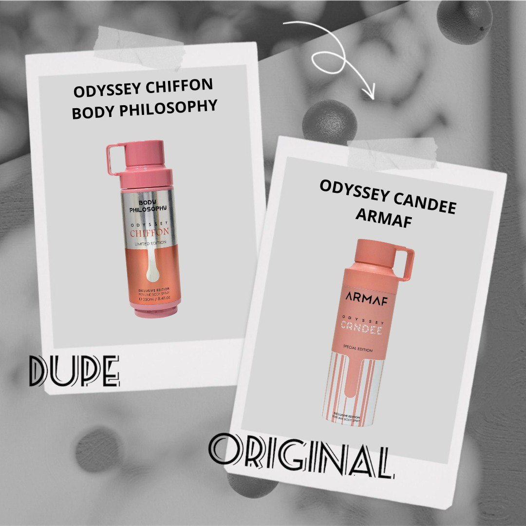 SPLASH BODY PHILOSOPHY ODYSSEY CHIFFON 250ML (M) (DUPE ODYSSEY CANDEE ARMAF)