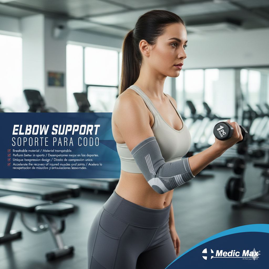 SOPORTE PARA CODO TALLA UNICA MEDIC MAX 1PC