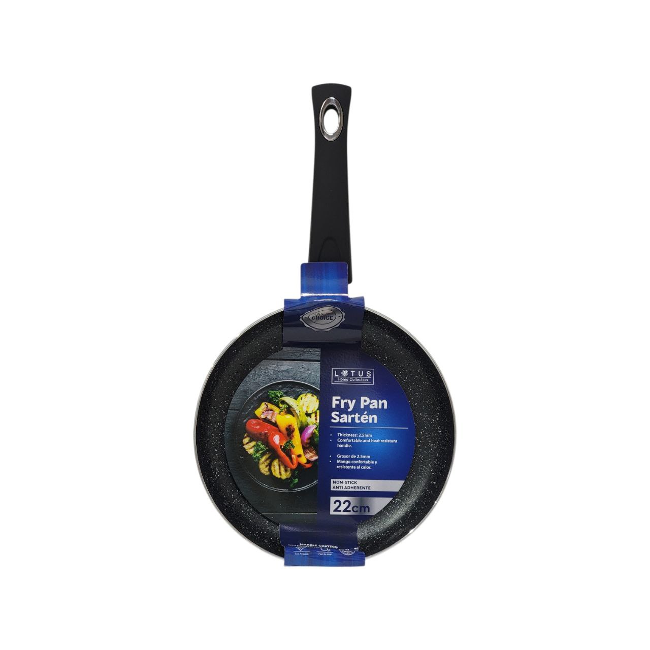 SARTÉN CON REVESTIMIENTO DE MÁRMOL ANTIADHERENTE LOTUS 22CM
