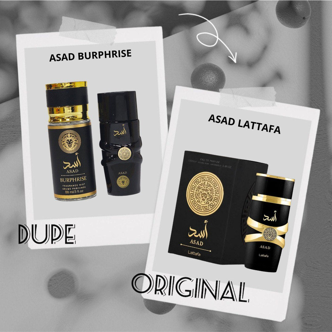 MINI SET ASAD BURPHRISE PERFUME 35ML SPLASH 88ML (AROMA SIMILAR A ASAD LATTAFA)