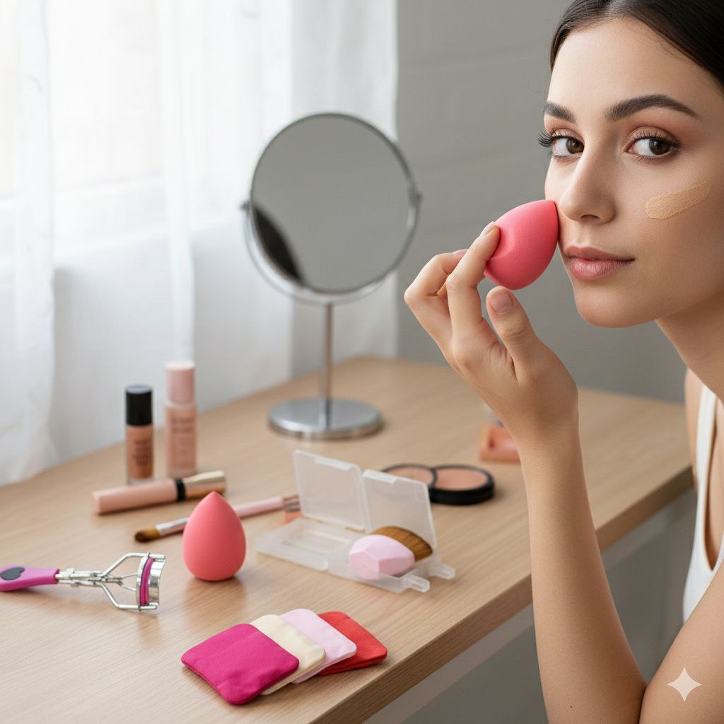 SET DE ESPONJAS DE MAQUILLAJE