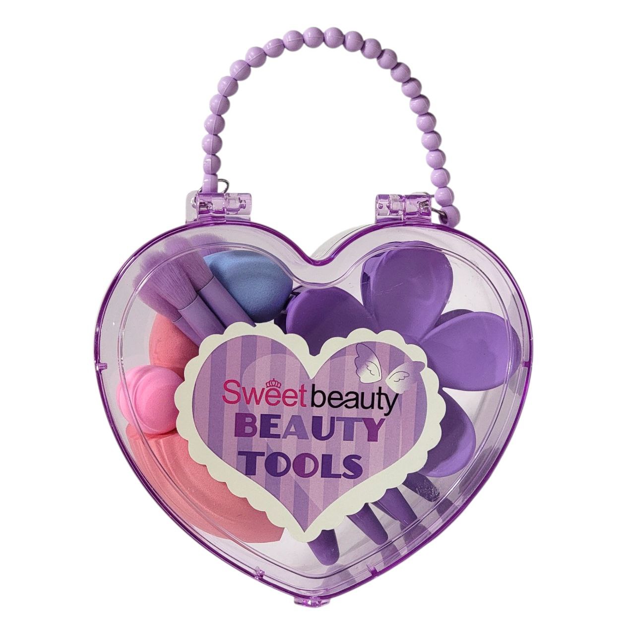 SET DE BROCHAS DE MAQUILLAJE SWEET BEAUTY 12X9CM