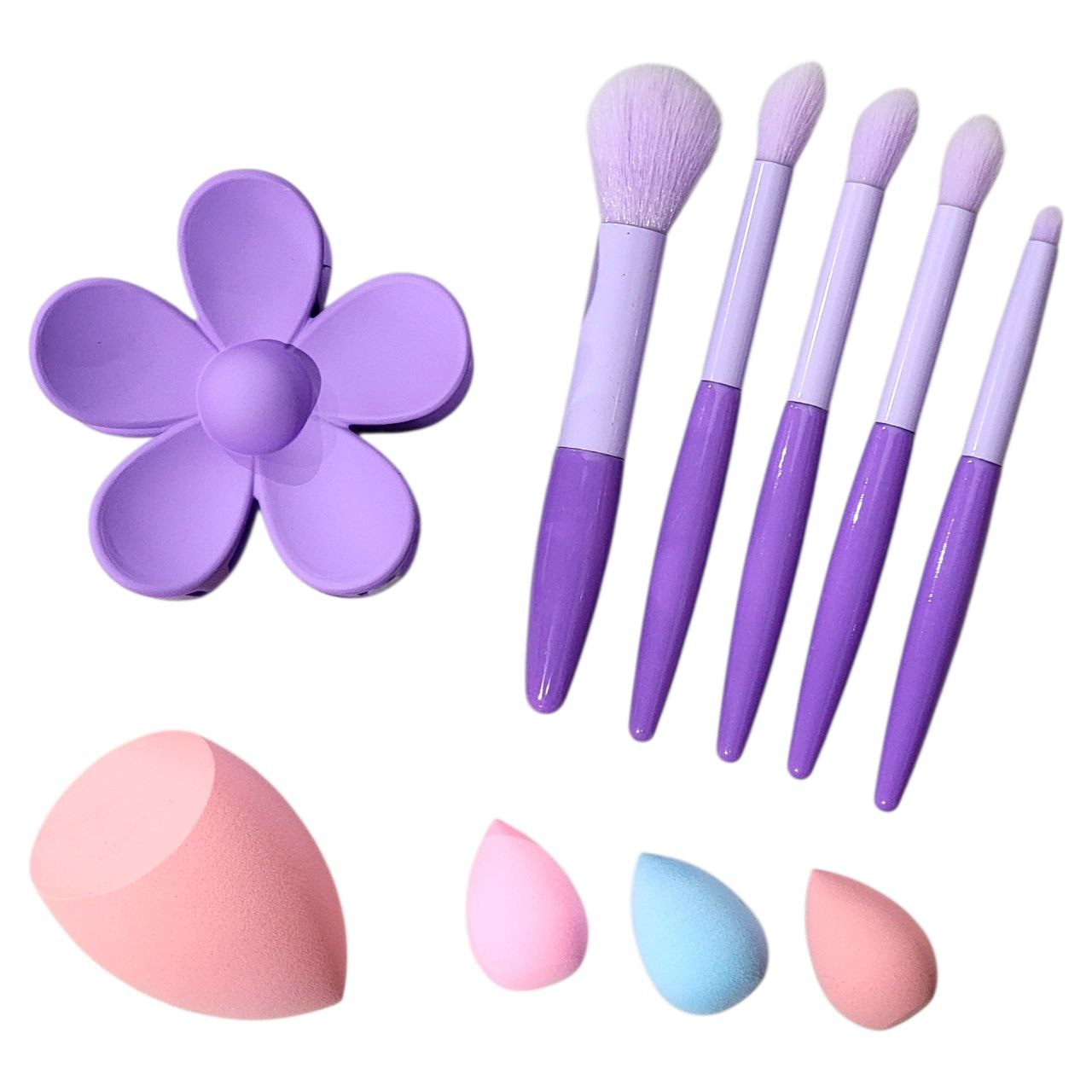 SET DE BROCHAS DE MAQUILLAJE SWEET BEAUTY 12X9CM