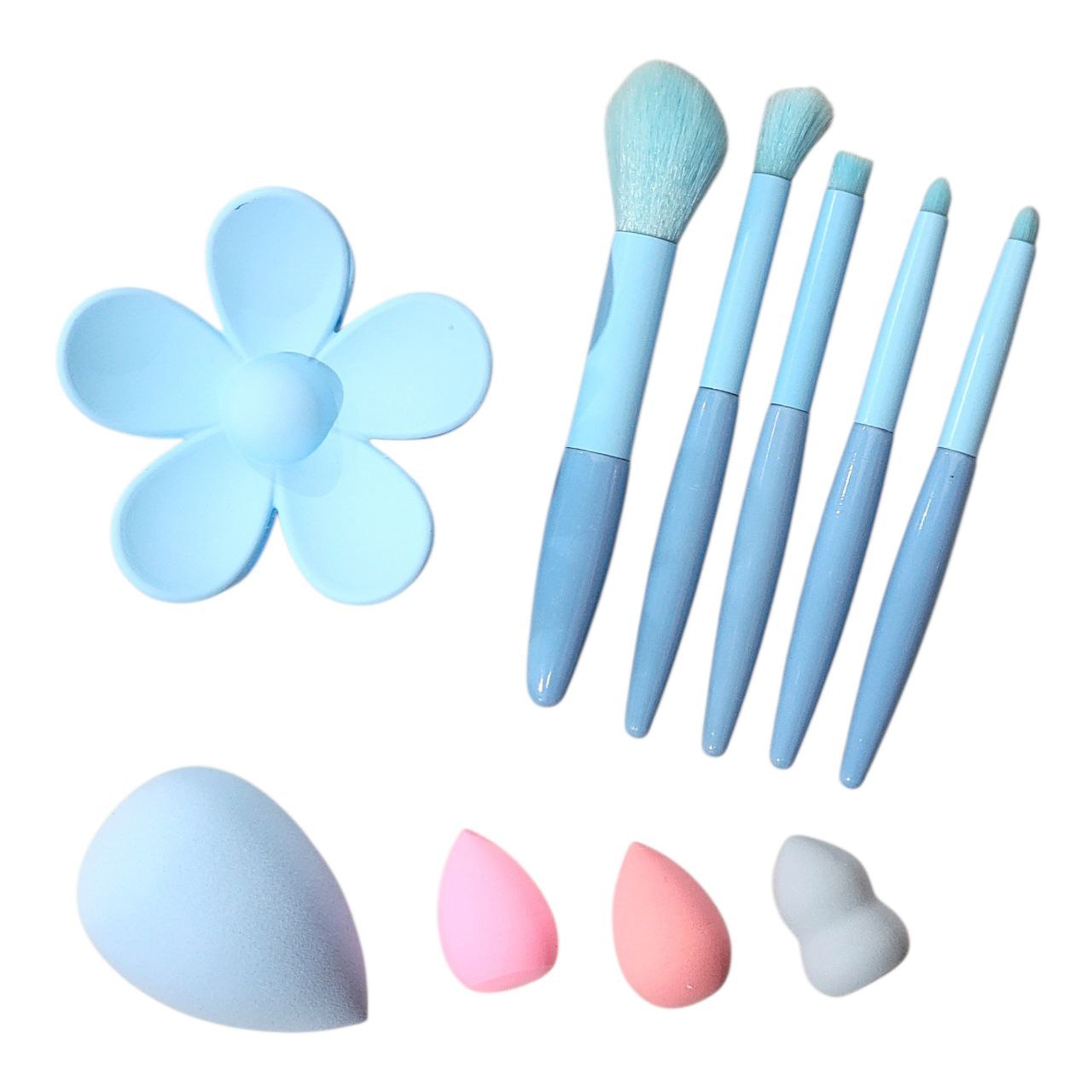 SET DE BROCHAS DE MAQUILLAJE SWEET BEAUTY 12X9CM