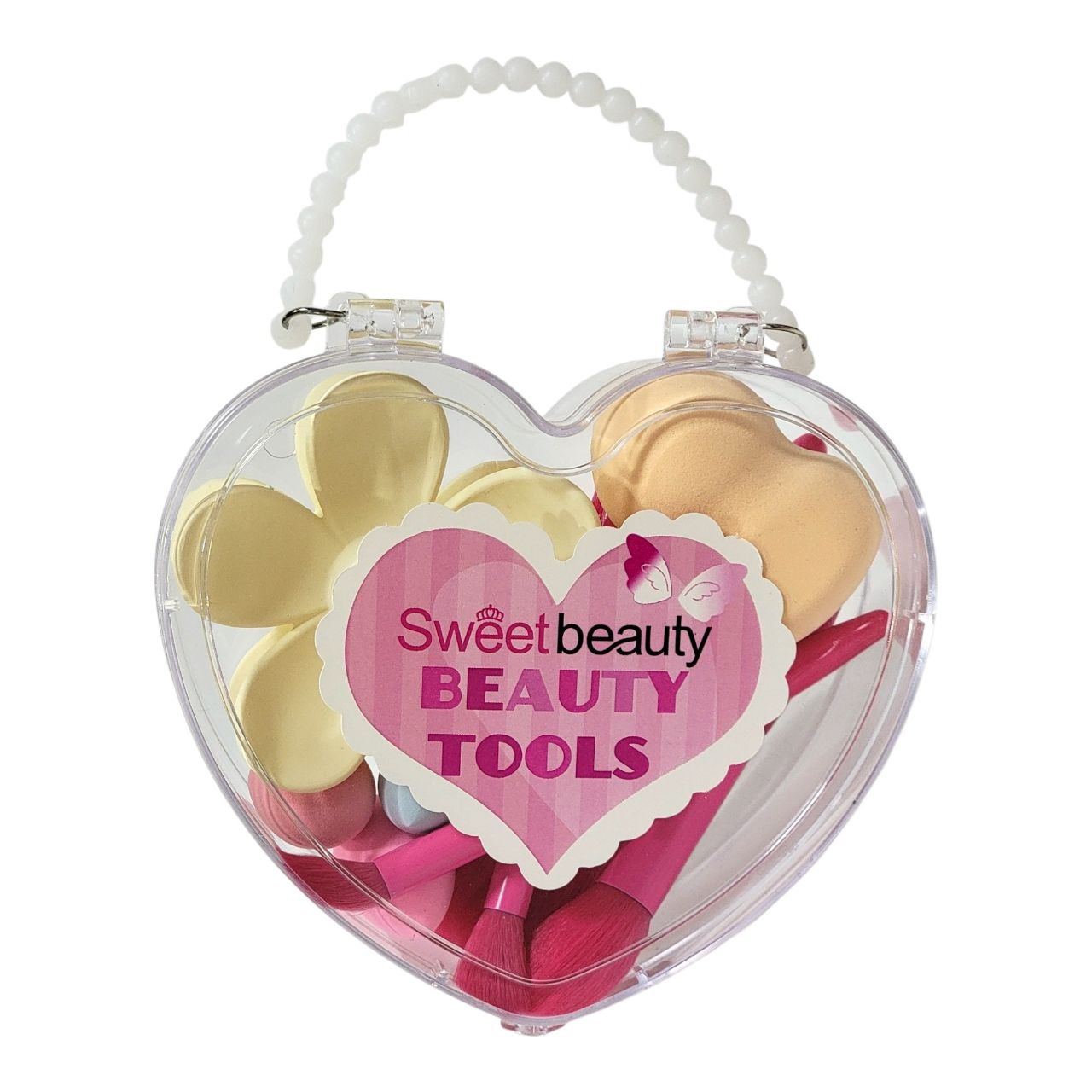 SET DE BROCHAS DE MAQUILLAJE SWEET BEAUTY 12X9CM