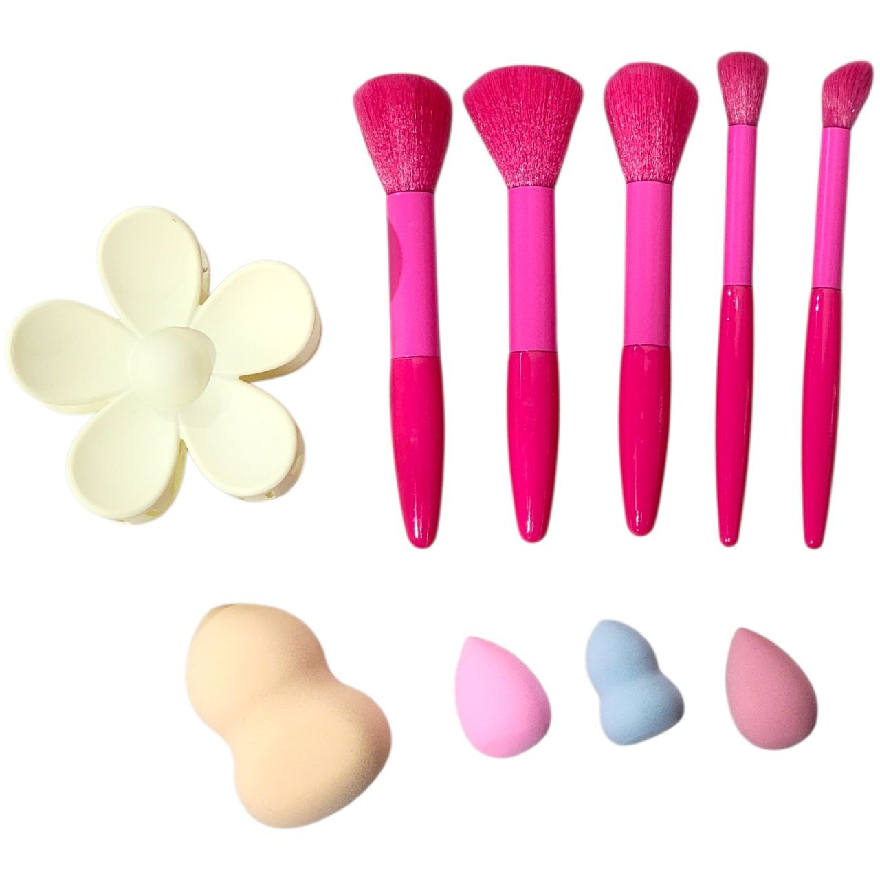 SET DE BROCHAS DE MAQUILLAJE SWEET BEAUTY 12X9CM