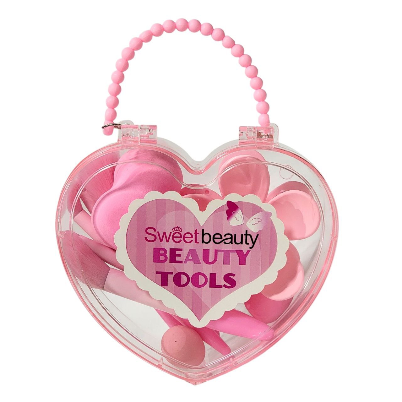 SET DE BROCHAS DE MAQUILLAJE SWEET BEAUTY 12X9CM