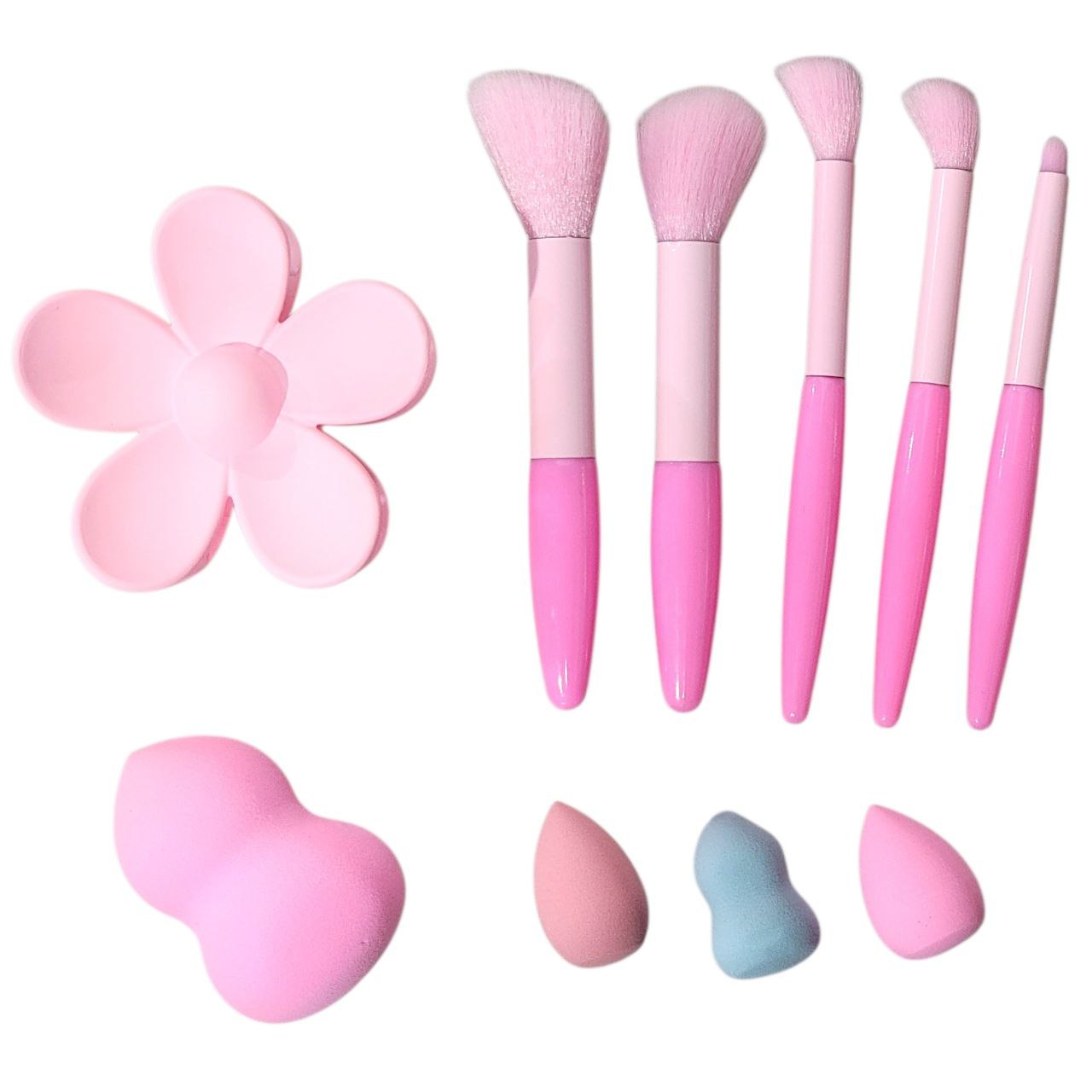 SET DE BROCHAS DE MAQUILLAJE SWEET BEAUTY 12X9CM