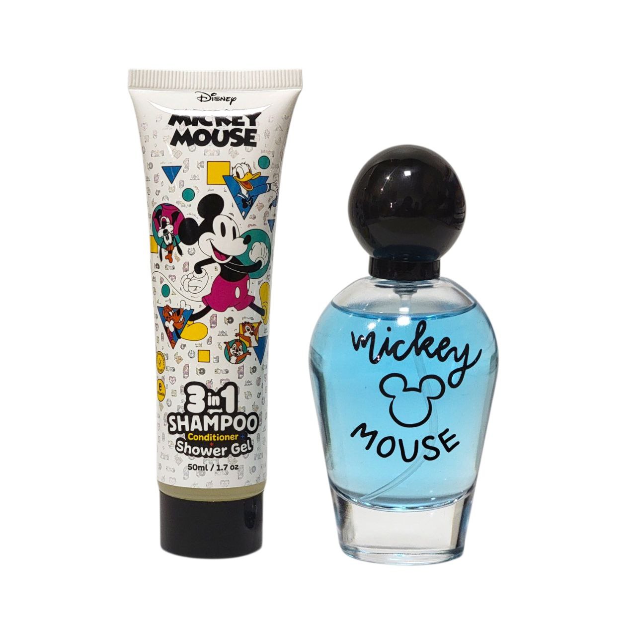 SET DE SHAMPOO 3 EN 1 PERFUME DE NIÑO DE MICKY MOUSE EDT 50ML X 2PCS (H)
