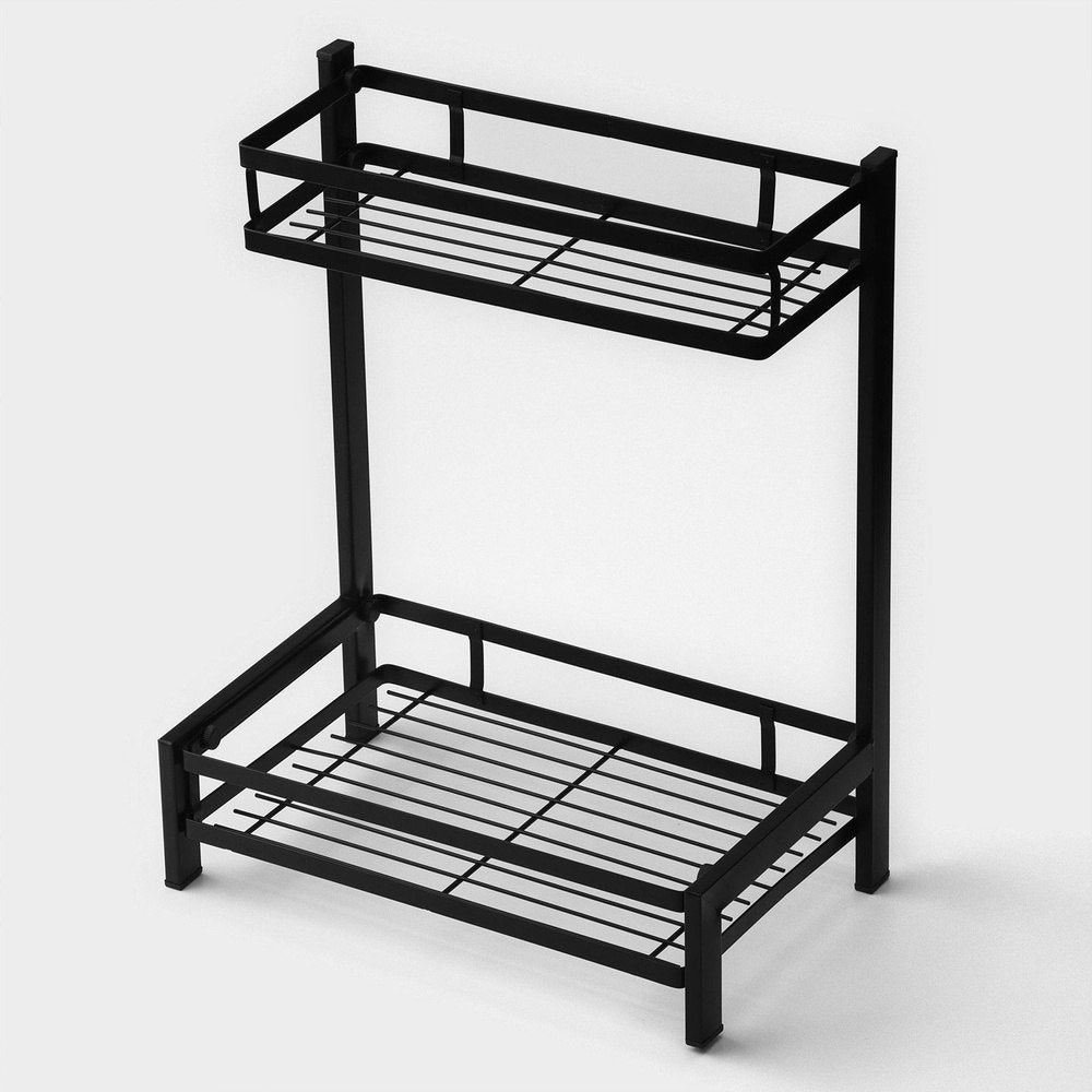 ORGANIZADOR ESTANTE DE ALMACENAMIENTO MULTIFUNCIONAL DE 2 NIVELES 32X19.5X 40CM