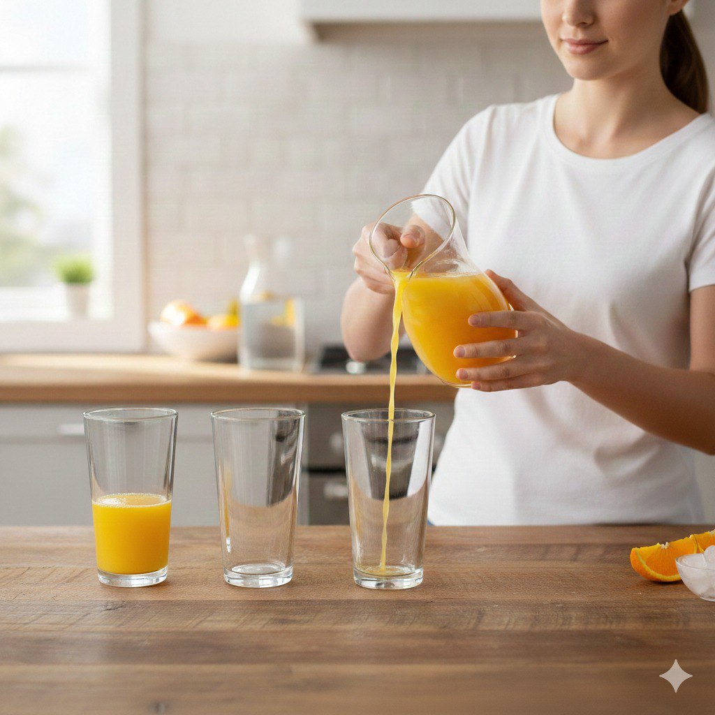 SET DE VASOS DE VIDRIO CON DISEÑO DE SANDÍA LOTUS 14CM x 3PC 16OZ