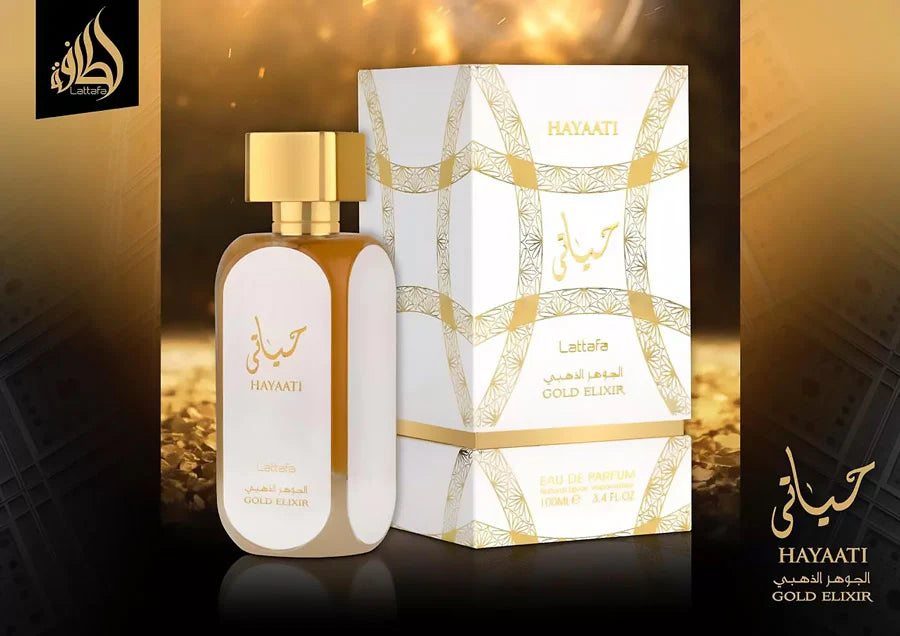 LATTAFA HAYAATI GOLD ELIXIR EDP 100ML (U) DUPE ARMANI CODE