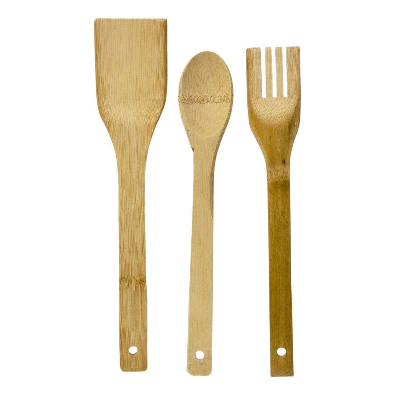 SET DE UTENSILIOS DE COCINA BAMBU 3PCS LOTUS