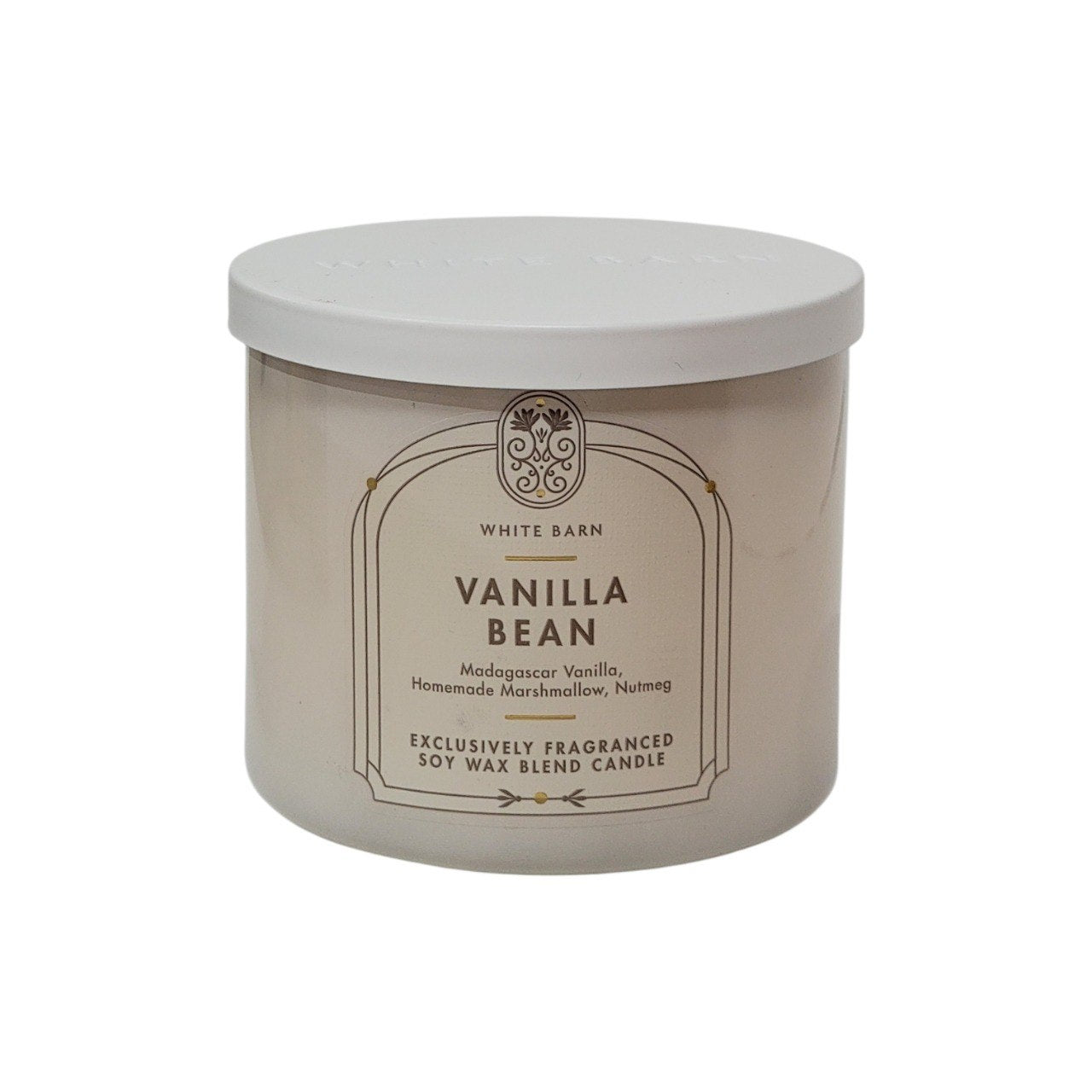 VELA AROMATICA WHITE BARN VANILLA BEAN 411G