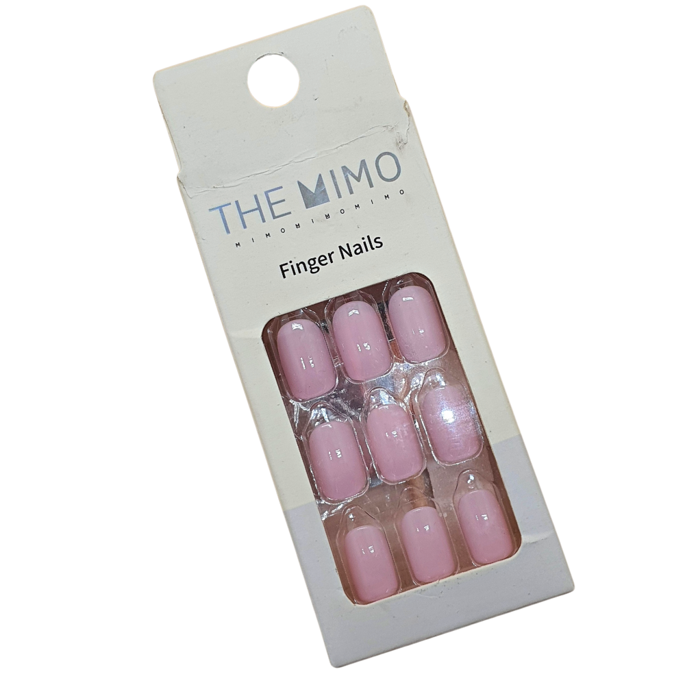 UÑAS PRESS ON THE MIMO, FINGER NAILS, COLOR ROSA