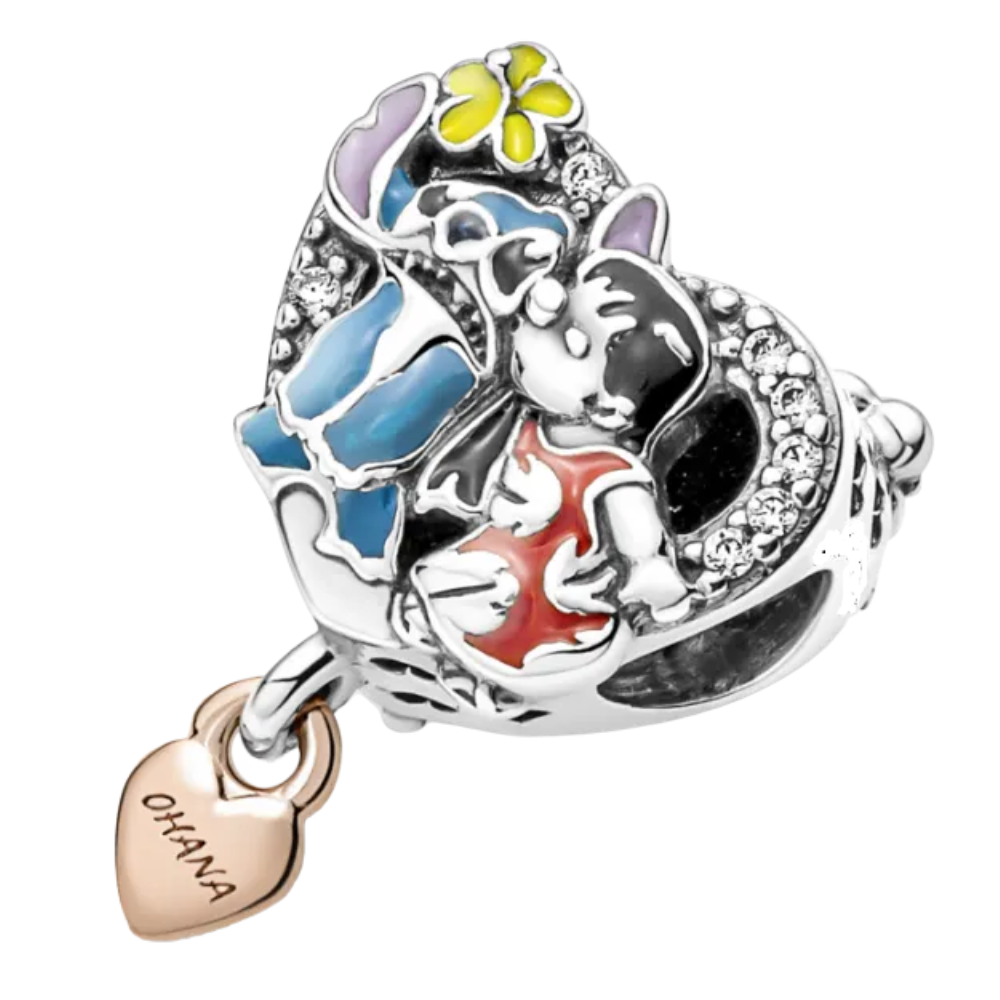 PCHARM2943 CORAZON DE LILO Y STICH