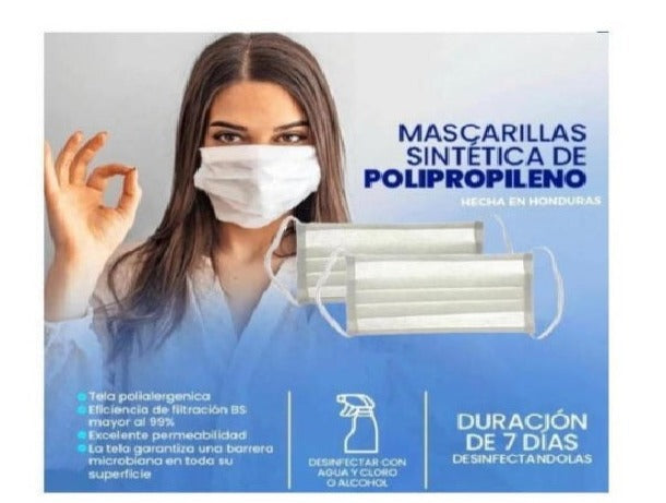 MASCARILLA SINTETICA DE POLIPROPENO