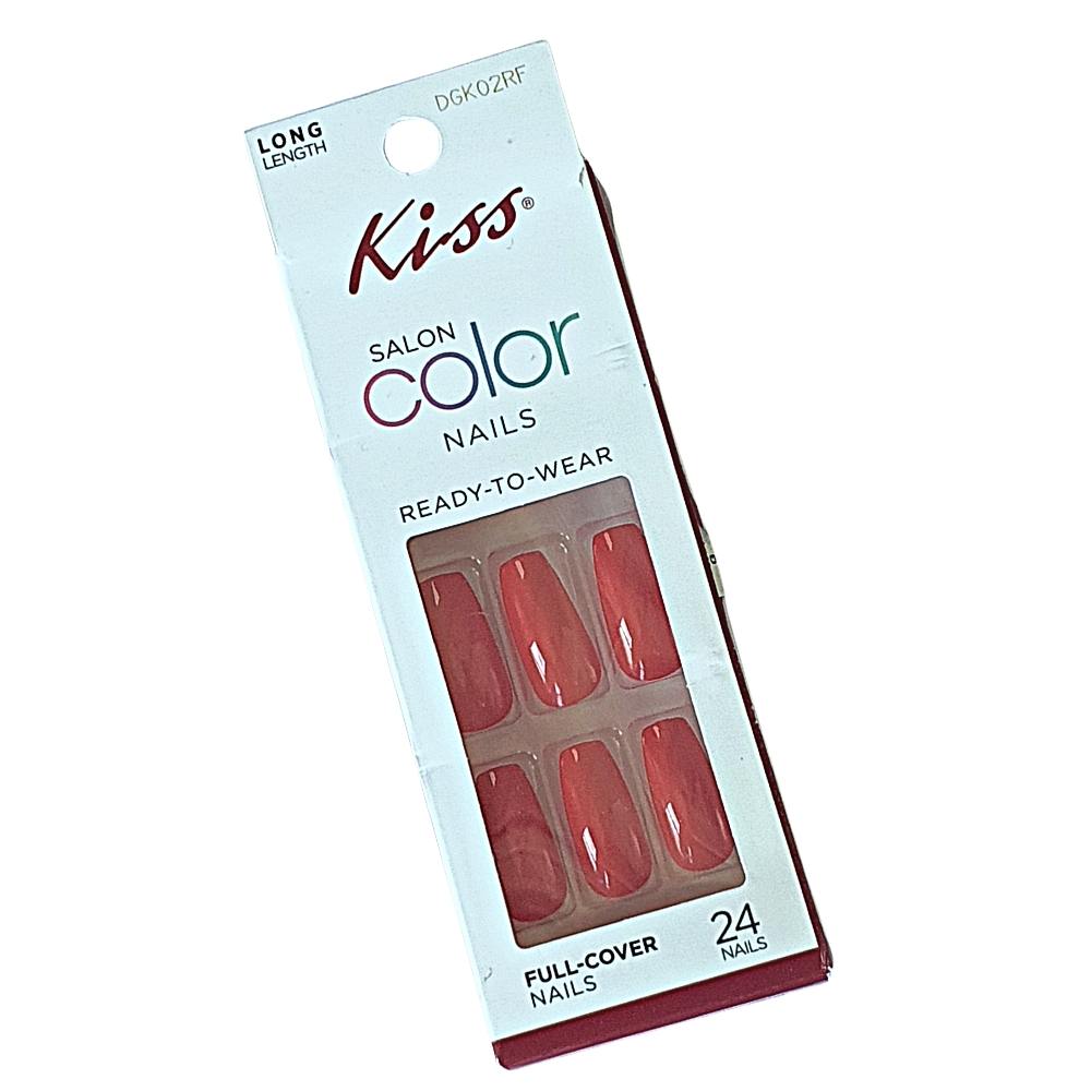 UÑAS PRESS ON KISS SALON COLOR NAILS