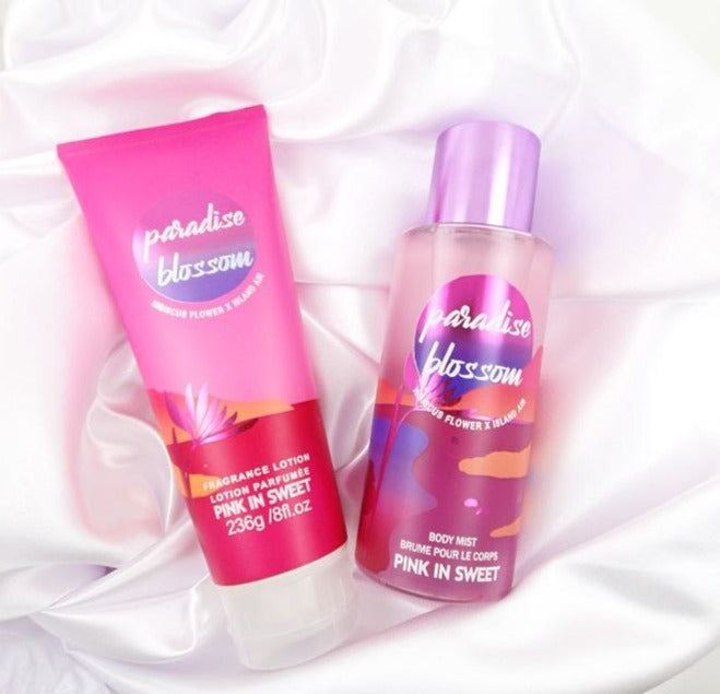 LOTION PARFUMEE PARADISE BLOSSOM PINK IN SWEET 236 ML