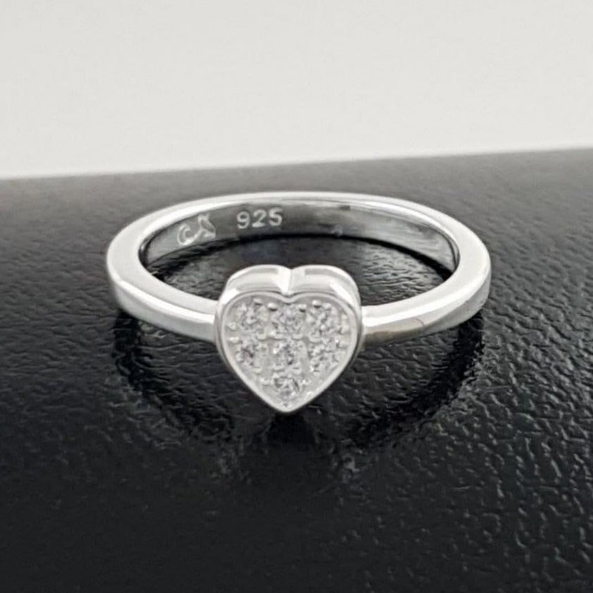 PANI1828 ANILLO DE CORAZON, PLATA 925