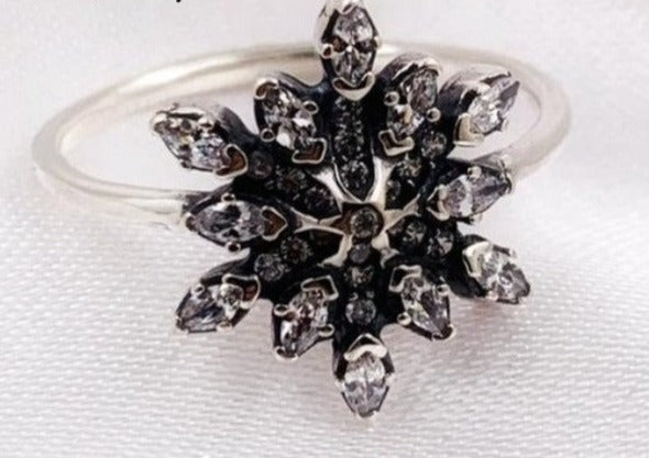 PANI1508 ANILLO COPO DE NIEVE PANDORA, PLATA 925