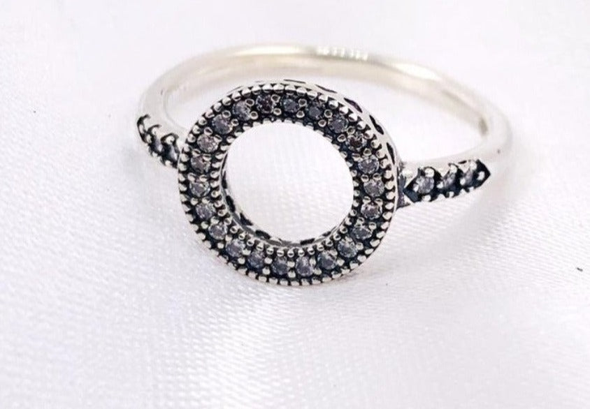 PANI1515ANILLO CON CIRCONES PANDORA, PLATA 925