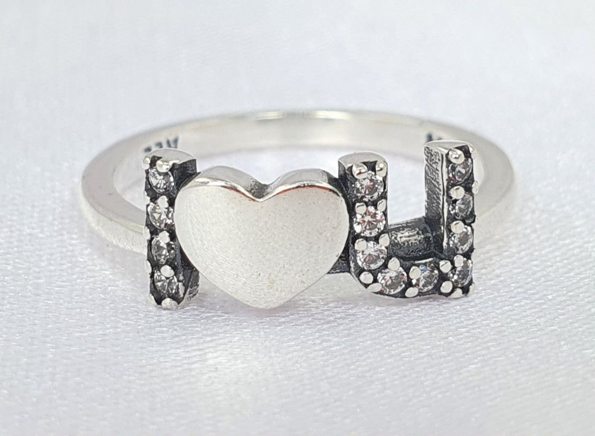 PANI1677 ANILLO I LOVE YOU, PLATA 925