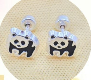 PARIN100 ARITO DE OSO  PANDA, PLATA 925