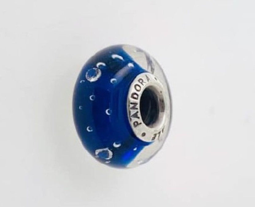 PCHARM1725 CRISTAL DE MURANO COLOR AZUL OSCURO