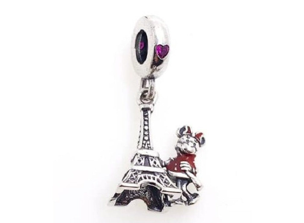 PCHARM319 COLGANTE TORRE DE PARIS CON MINNIE MOUSE