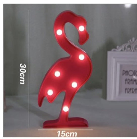 LUZ LED, LAMPARA LUZ LED FLAMENCO