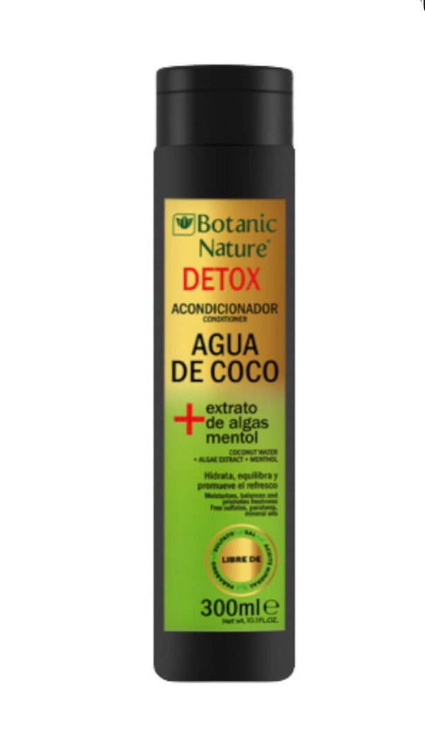 ACONDICIONADOR DETOX AGUA DE COCO, EXTRACTO DE ALGAS MENTOL 300 ML